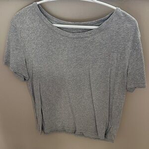GAP Heather Gray Women's Short Sleeve Tee